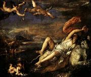 TIZIANO Vecellio Rape of Europa oil painting artist